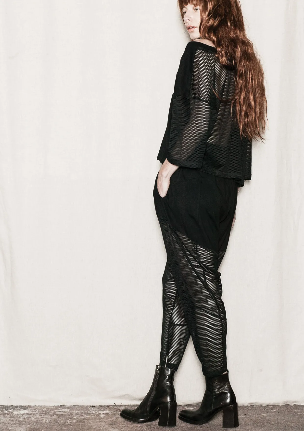 SHIRT - AIRY MESH black