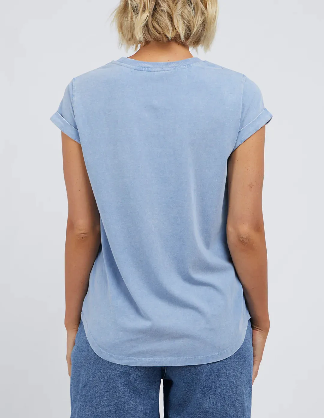 SIGNATURE TEE -Light Blue