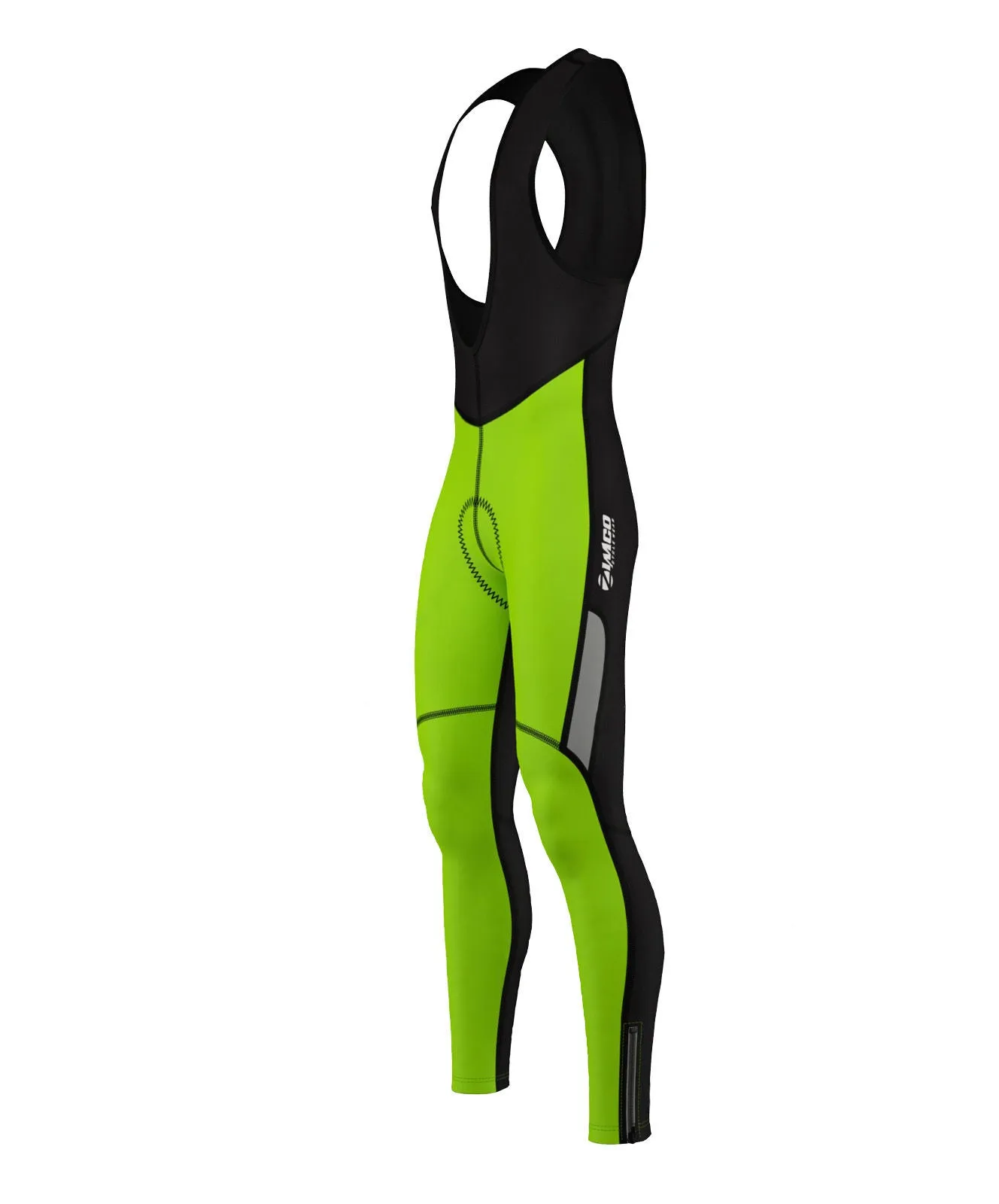 Sparx Men Winter Cycling Thermal Roubaix Bib Tights Padded Bib Pants High Viz Bike Leggings