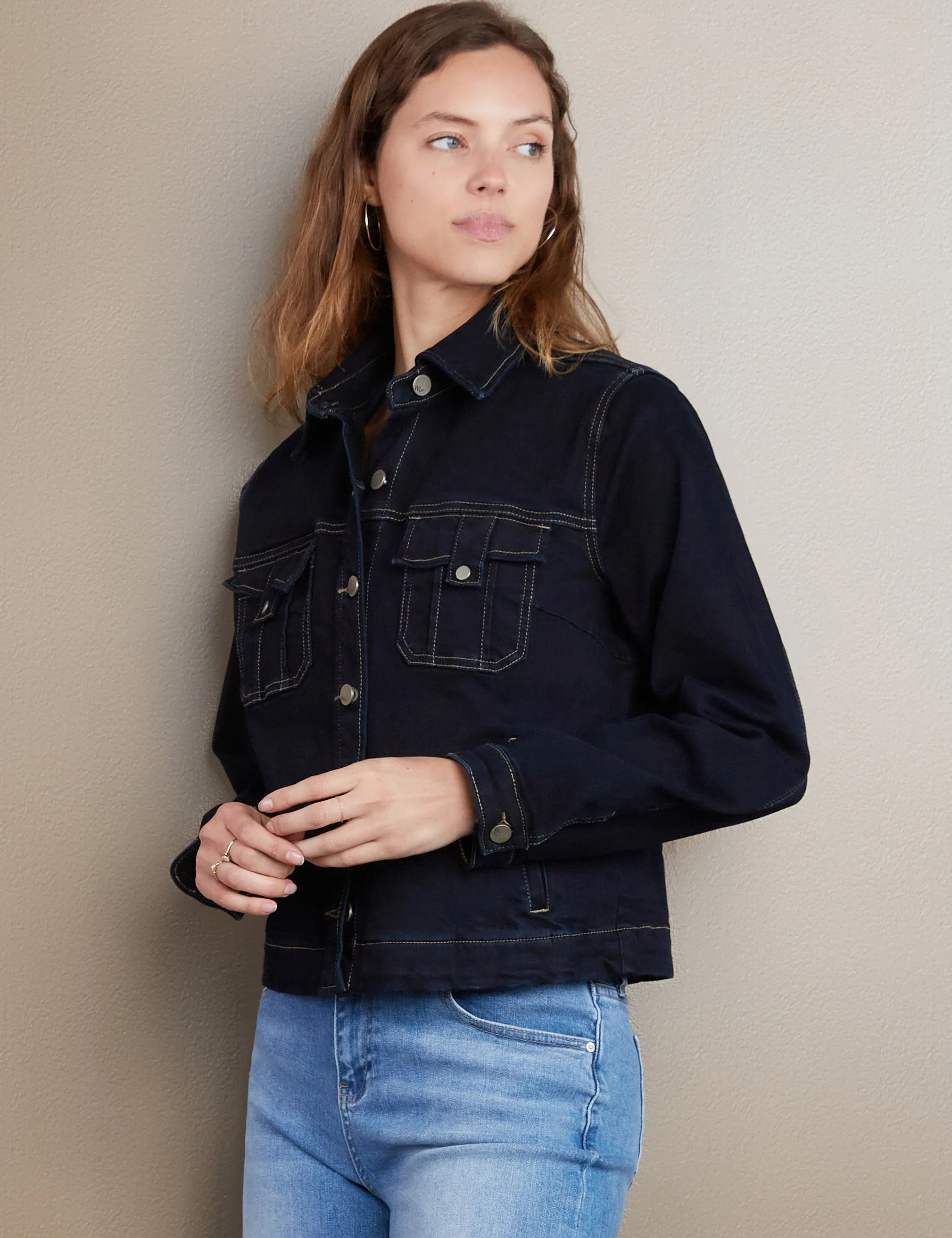 Tab Pocket Jean Jacket