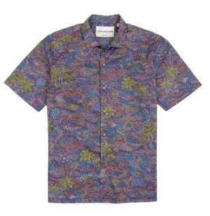 Tori Richard Men's Fantasea SS Shirt / Wine