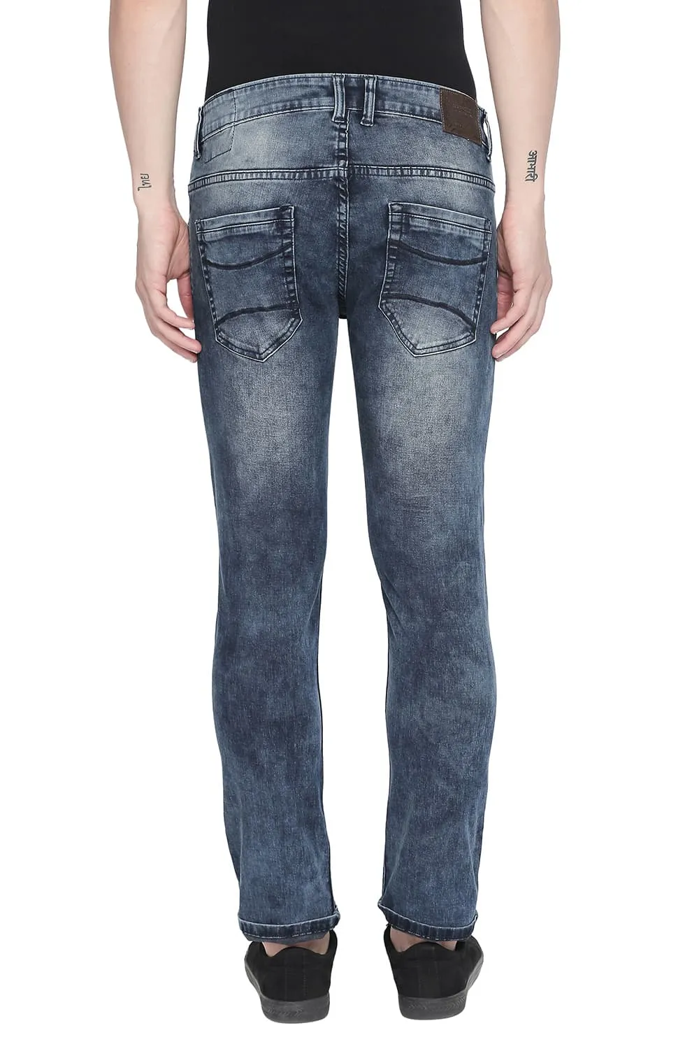 Torque Fit Distressed Stretch Jean