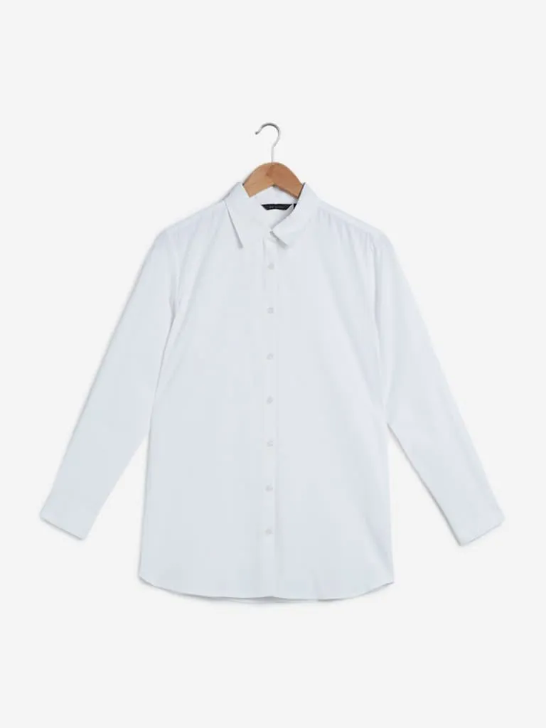 Wardrobe White Formal Shirt