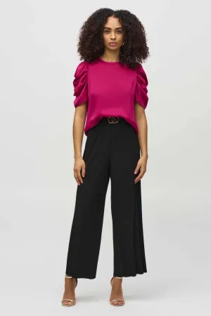 WIDE LEG PLEATED PANT